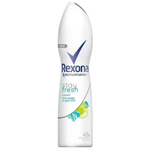 Rexona Motionsense, Stay Fresh Blue Poppy & Apple Scent Deodorant Spray (Dezodorant antyperspiracyjny)