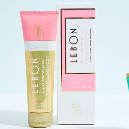 Lebon Sweet Extravaganc Toothpaste (Pasta do zębów o smaku słodkiej mięty i mieszanki różanego i pomarańczowego kwiatu)