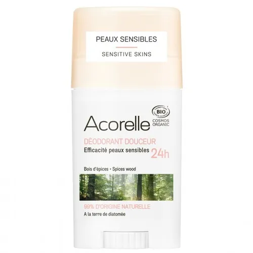 Acorelle Deodorant Douceur BIO Certifie Bois D'Epices (Żelowy dezodorant w sztyfcie)