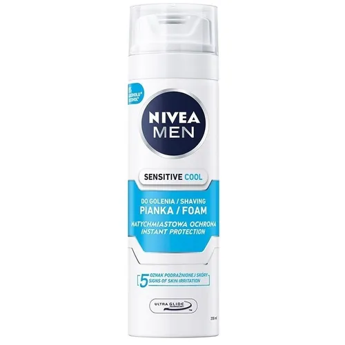 Nivea Men, Sensitive Cool, Shaving Foam (Chłodząca pianka do golenia)