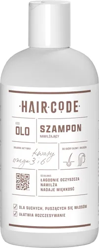  Hair Code OLO, Nawilżający szampon do włosów