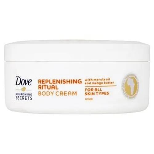 Dove Replenishing Ritual, Body Cream with Marula Oil and Mango Butter (Krem do ciała z olejem marula i masłem mango)