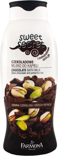 Sweet Secret Czekoladowe mleko do kąpieli `Ciemna czekolada i orzech pistacji`
