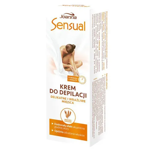 Joanna Sensual, Krem do depilacji miejsc wrażliwych z mleczkiem owsianym