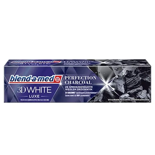 Blend - a - med 3D White Luxe Perfection Charcoal Toothpaste (Pasta do zębów z węglem aktywnym) - 2