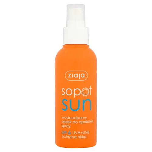 Ziaja Sopot Sun, Wodoodporny olejek do opalania w sprayu SPF 6