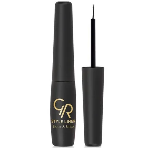 Golden Rose Style Liner Black & Black (Płynny eyeliner)