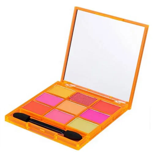 Fab Factory Tropical Beauty Eyeshadow Palette Orange Neon (Paleta cieni do powiek) - 2