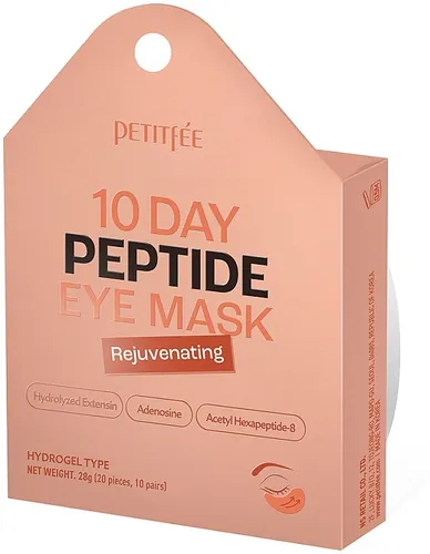 Petitfee 10 Days Peptide Eye Mask (Hydrożelowe płatki pod oczy z peptydami)