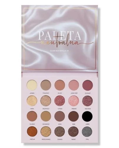 Glam Shop GlamBox, Paleta cieni `Neutralna` - 3