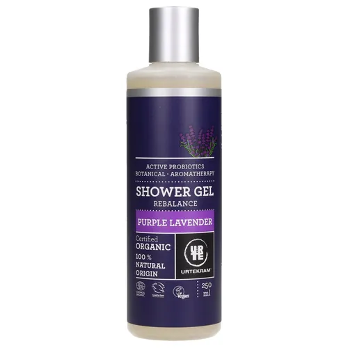 Urtekram Purple Lawender, Shower Gel (Żel pod prysznic o zapachu lawendy) - 2