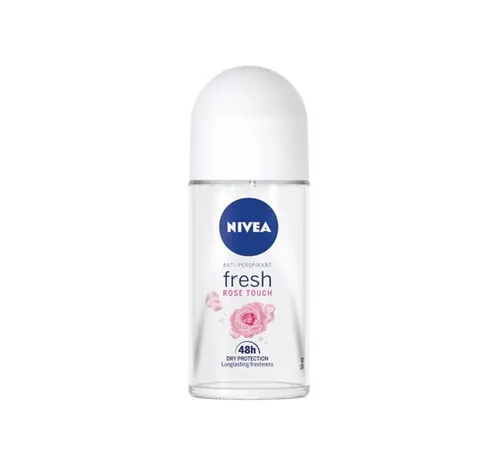 Nivea Fresh Rose Touch, Anti-perspirant Roll-on 48h (Antyperspirant w kulce dla kobiet)