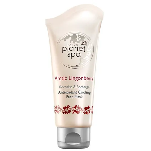 Avon Planet Spa, Arctic Lingonberry, Revitalise & Recharge Antioxidant Cooling  Face Mask (Antyoksydacyjna maska do twarzy z ekstraktem z czerwonej borówki)