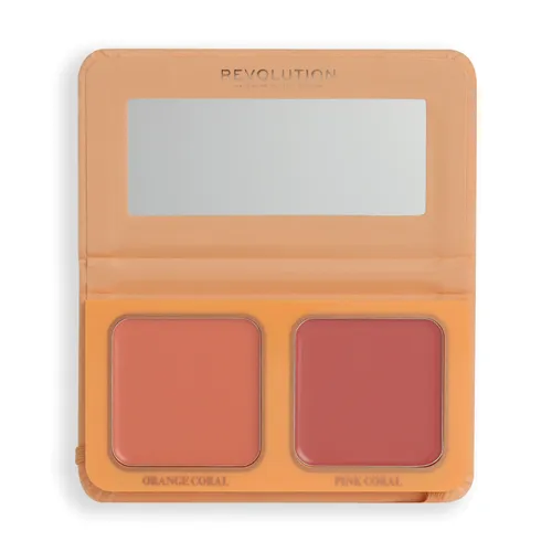 Revolution Beauty (Makeup Revolution) Makeup Revolution x Maffashion, Rosa Coral Way (Paleta róży do twarzy)