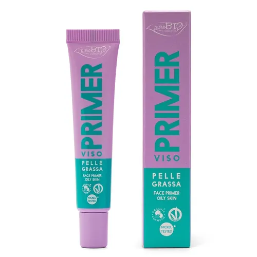puroBIO cosmetics Primer Per Pelle Grassa (Baza pielęgnacyjna do cery tłustej z naturalnymi składnikami aktywnymi (nowa wersja))