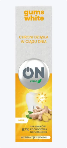 WhiteON On Care, Łagodnie wybielająca pasta do zębów z imbirem `Gums White`