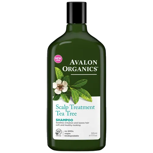 Avalon Organics Scalp Treatment Tea Tree Shampoo (Szampon do podrażnionej skóry głowy z olejkiem z drzewa herbacianego)
