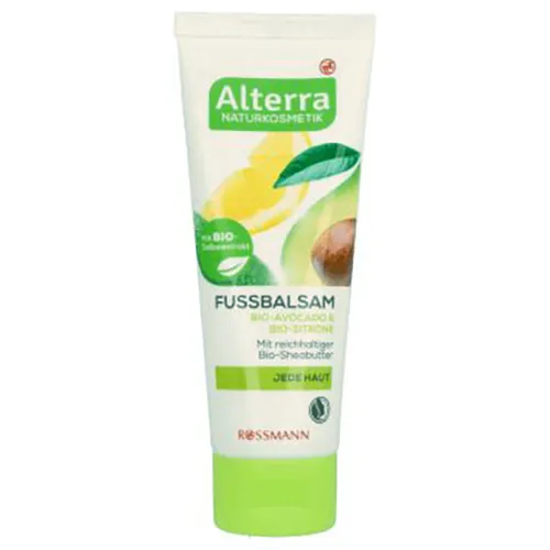 Alterra Bio-Avocado & Bio-Zitrone Fussbalsam (Balsam do stóp `Bio- awokado & Bio- cytryna`)