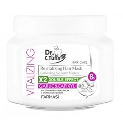 Dr.C.Tuna Vitalizing, Revitalizing Hair Mask Garlic & Capixyl (Rewitalizująca maska do włosów ze skłonnością do wypadania `Czosnek & Capixyl`)
