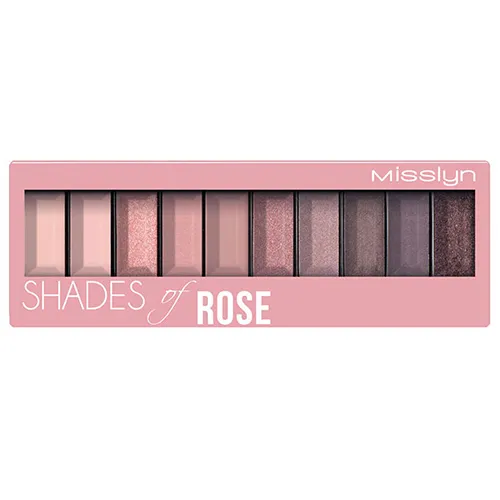 Misslyn Shades of Rose, Must-Have Eyeshadow (Paleta cieni do powiek)