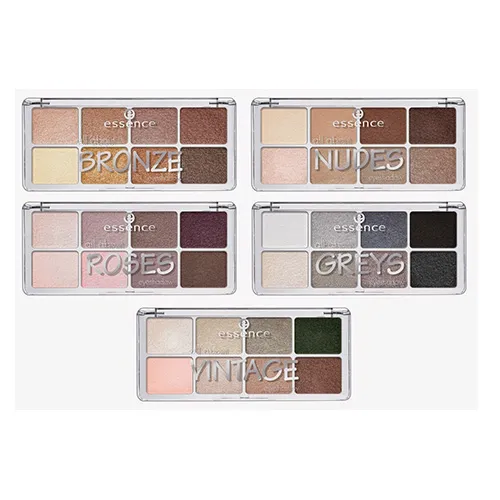 Essence All About... Eyeshadow Palettes (Paleta 8 cieni do oczu) - 2