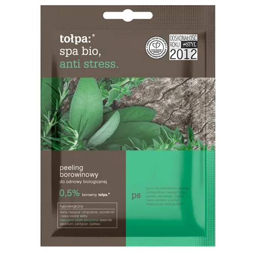 Tołpa Spa Bio [Spa Detox], Anti Stress, Peeling borowinowy (stara wersja) - 2