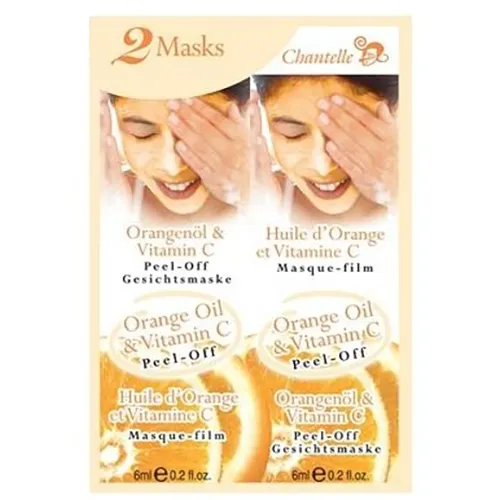 7th Heaven Chantelle, Orange Oil & Vitamin C Peel Off Face Masques (Maseczka peel - off z olejkiem z pomarańczy i witaminą C)