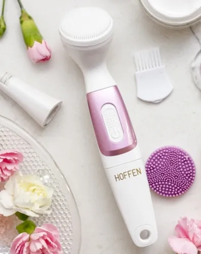Hoffen Sonic Face Brush with Epilator Head (Soniczna szczoteczka do twarzy z głowicą depilującą) - 1