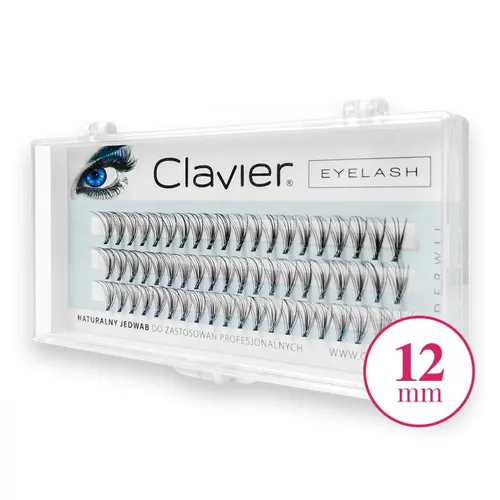 Clavier Eyelash, Kępki rzęs 12mm