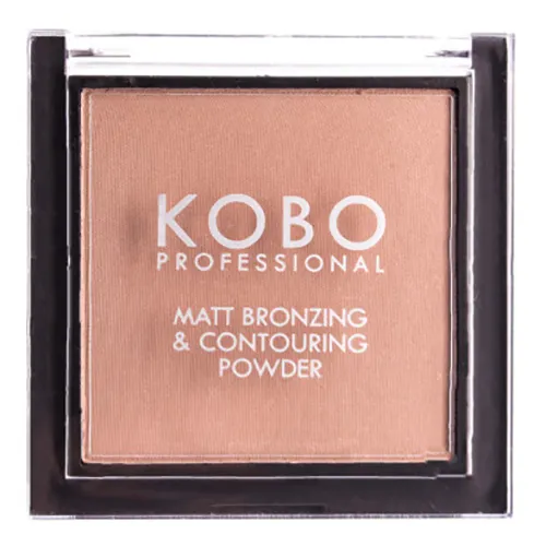 Kobo Professional Matt Bronzing & Contouring Powder (Puder do konturowania twarzy) - 2