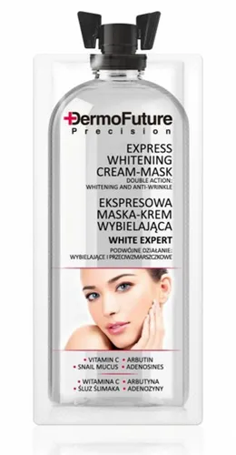 Dermofuture Precision Express Whitening Cream - Mask (Ekspresowa maska - krem wybielająca)