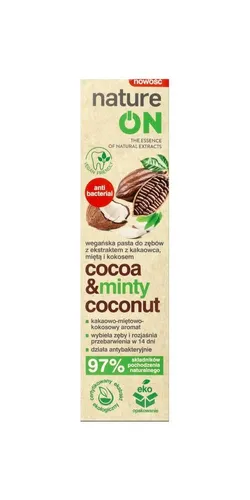 natureON Cocoa & Minty Coconut Toothpaste (Wegańska pasta do zębów z ekstraktem z kakaowca, miętą i kokosem) - 2