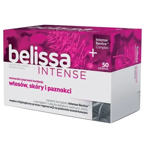 Aflofarm Farmacja Polska Belissa Intense, Tabletki na włosy, skórę i paznokcie - 1