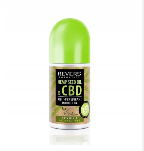 Revers Cosmetics Antyperspirant deo roll-on w kulce `CBD + Witamina E`