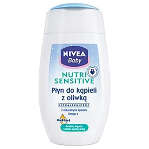 Nivea Baby, Nutri Sensitive, Płyn do kąpieli z oliwką