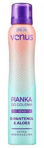 Venus Pro-Sensitive, Łagodząca pianka do golenia `Aloes & D-pantenol` - 1