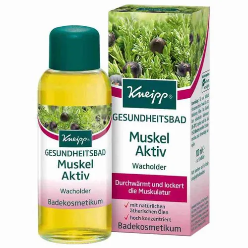 Kneipp Bade-Essenz Muskel Aktiv Wacholder (Olejek do kąpieli `Jałowiec`)