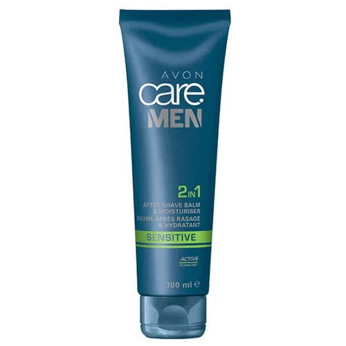 Avon Care Men, Sensitive 2 in 1 After Shave Balm & Moisturiser with Active Technology (2 w 1 Łagodny balsam po goleniu i krem nawilżający z technologią Active) - 2