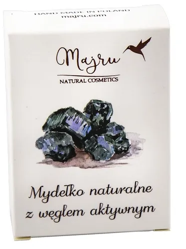 Majru Mydełko naturalne z węglem aktywnym - 1