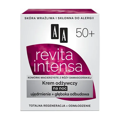 AA Revita Intensa 50+, Krem odżywczy na noc
