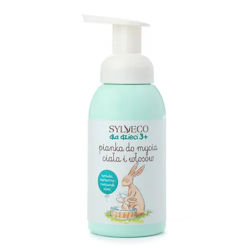 Sylveco Sylveco dla Dzieci 3+, Pianka do mycia ciała i włosów `Borówka`