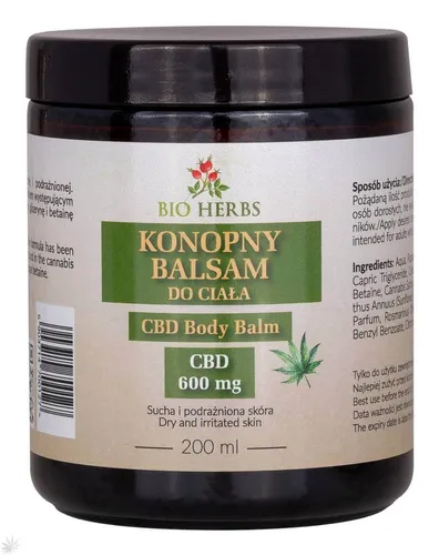 Bio Herbs Cannabis Sativa, Konopny balsam do ciała