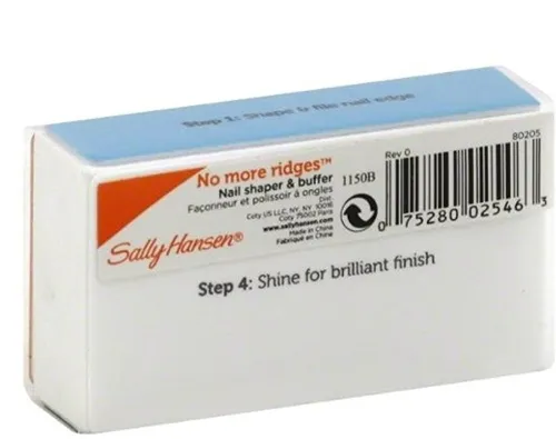Sally Hansen No More Ridges Nail Sharpener & Buffer (Blok do polerowania paznokci)
