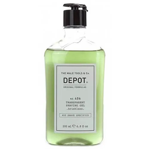 Depot No. 406 Transparent Shaving Gel (Transparentny żel do golenia)