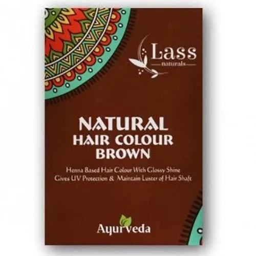 Lass Naturals Brązowa henna do włosów - 1