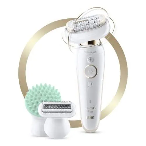 Braun Silk-epil 9 Flex, Depilator do stosowania na mokro i na sucho z całkowicie elastyczną głowicą - 2