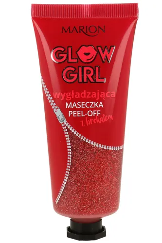 Marion Glow Girl, Wygładzająca maseczka peel-off z brokatem
