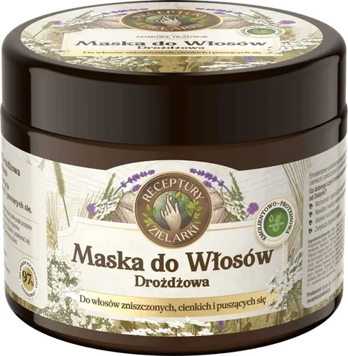 Receptury Zielarki Maska do włosów drożdżowa