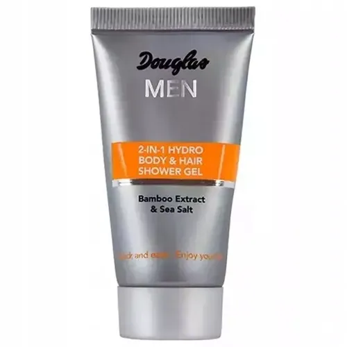Douglas Collection Men, 2 in 1 Hydro Body & Hair Shower Gel with Bamboo Extract & Sea Salt (Żel pod prysznic i do ciała)