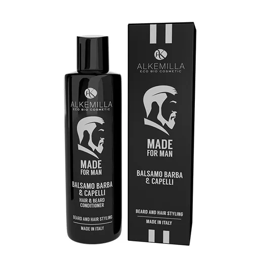 Alkemilla Eco Bio Cosmetics Made for Man, Balsamo Barba e Capelli (Odżywka do włosów i brody z olejkiem patchouli)